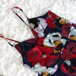 All About Love Royal Blue Floral Print Midi Dress